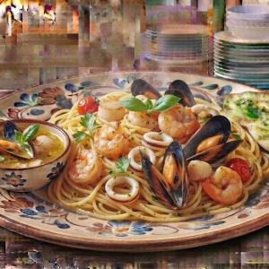 Spaghetti Meeresfrüchte